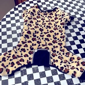 Leopard pijama for medium girl Dog